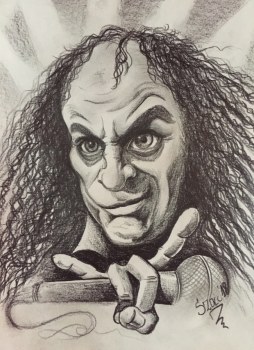Ronnie James Dio 21 x 28 cm