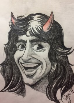 Bon Scott 21 x 28 cm