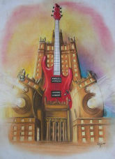 Projekt koszulki dla Hard Rock Cafe Warszawa
